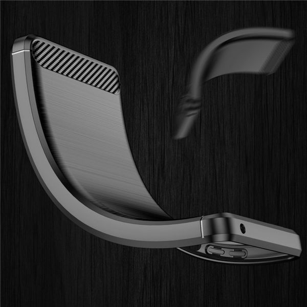 Techsuit - Carbon Silicone - Xiaomi Redmi 10C - Black