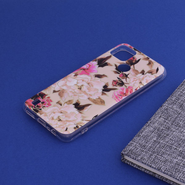 Techsuit - Marble Series - Realme C21Y / C25Y - Mary Berry Nude