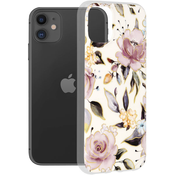 Techsuit - Marble Series - iPhone 11 - Chloe White