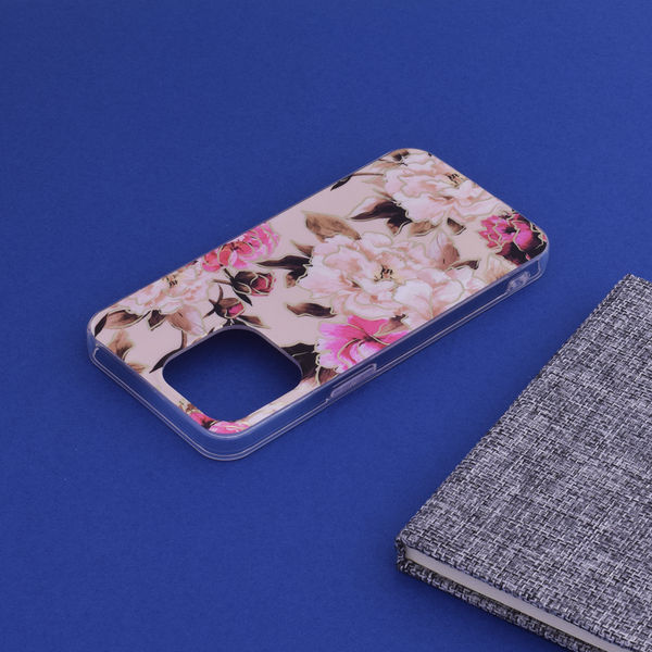 Techsuit - Marble Series - iPhone 13 Pro - Mary Berry Nude