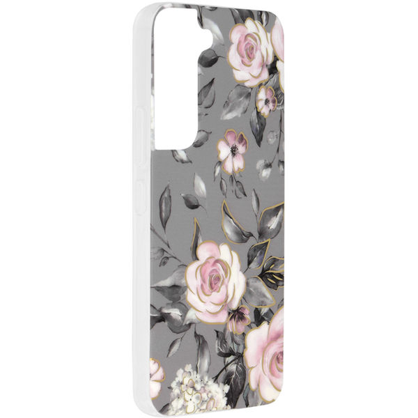 Techsuit - Marble Series - Samsung Galaxy S22 - Bloom of Ruth Gray
