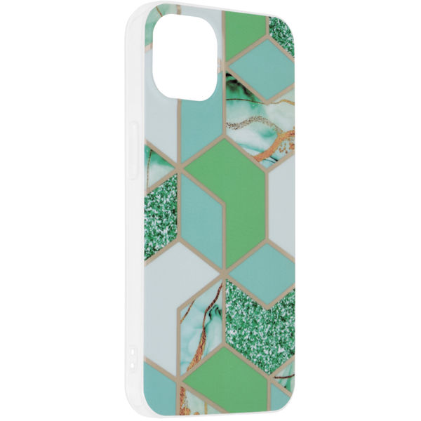 Techsuit - Marble Series - iPhone 13 - Green Hex