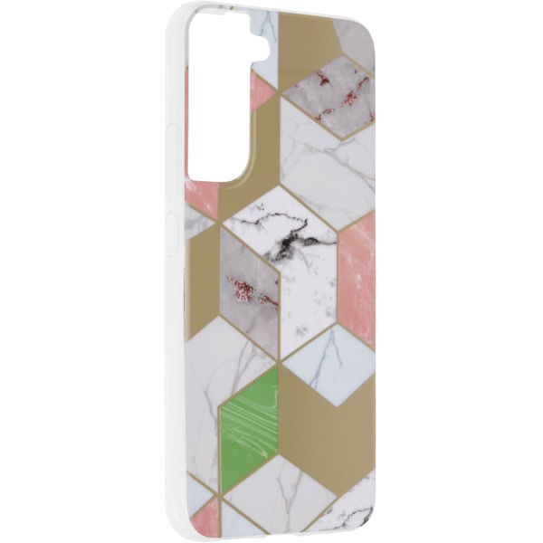 Techsuit - Marble Series - Samsung Galaxy S22 Plus - Purple Hex