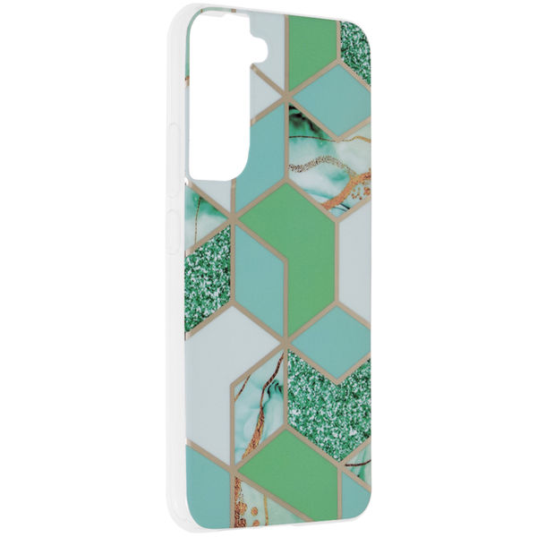 Techsuit - Marble Series - Samsung Galaxy S22 Plus - Green Hex