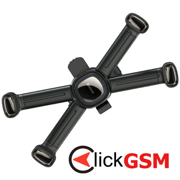 Baseus - Bike Holder (SUQX-01) - X Grip for Motorcycle, ATV, Scooter - Black