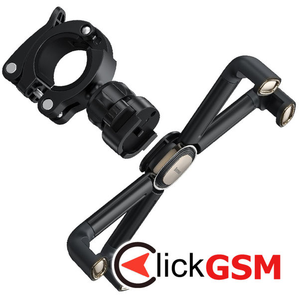 Baseus - Bike Holder (SUQX-01) - X Grip for Motorcycle, ATV, Scooter - Black