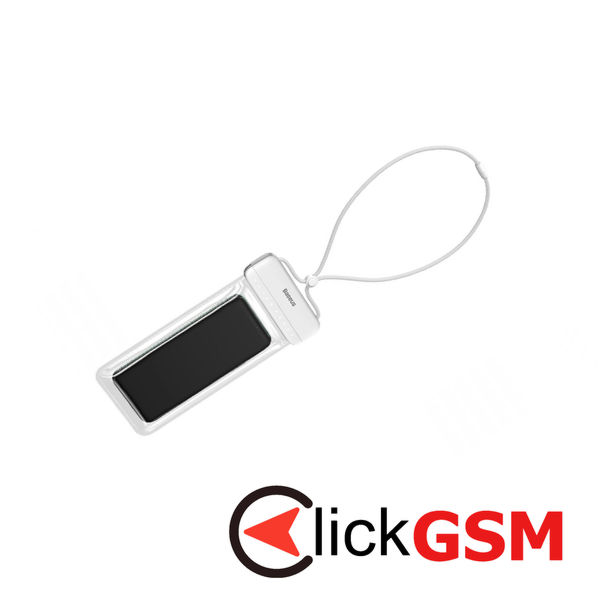 Baseus - Waterproof Case Lets Go (ACFSD-D02) - Universal Cover for Mobile Phones, IPX8, max 7.2 - White