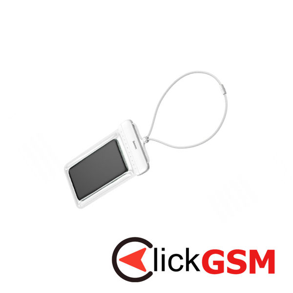 Baseus - Waterproof Case Lets Go (ACFSD-D02) - Universal Cover for Mobile Phones, IPX8, max 7.2 - White