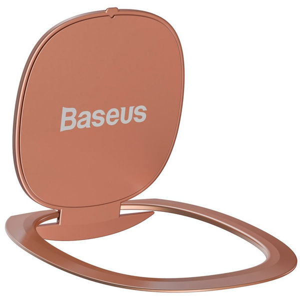 Baseus - Phone Ring Invizible (SUYB-0R) - Standing and Folding Feature - Rose Gold