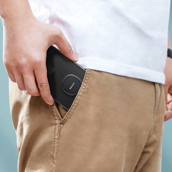 Baseus - Phone Ring Invizible (SUYB-0R) - Standing and Folding Feature - Rose Gold