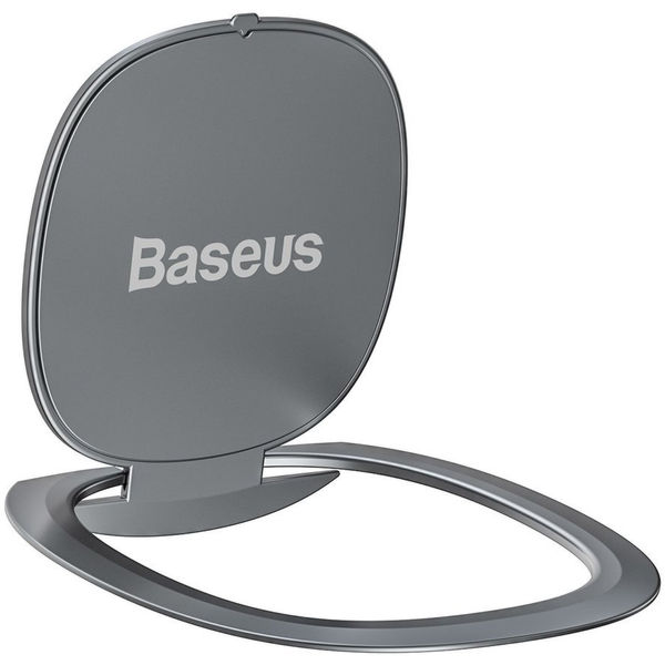 Baseus - Phone Ring Invizible (SUYB-0S) - Standing and Folding Feature - Silver