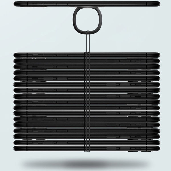 Baseus - Phone Ring Invizible (SUYB-0S) - Standing and Folding Feature - Silver