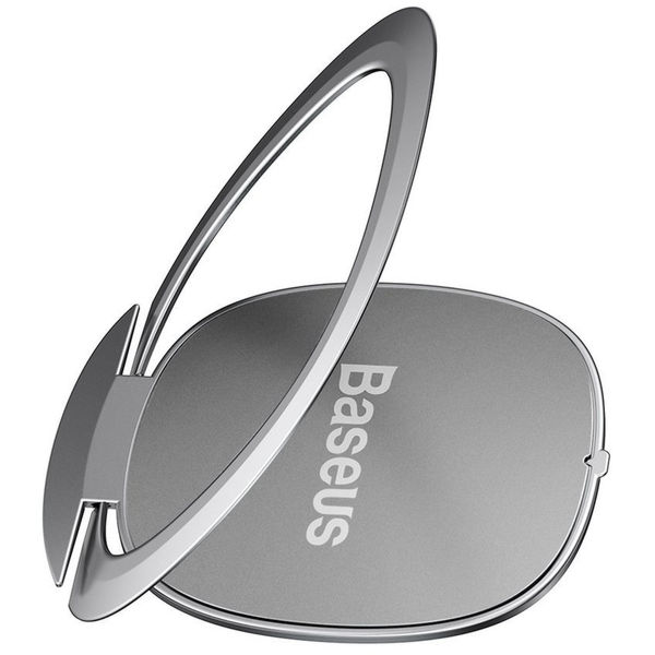 Baseus - Phone Ring Invizible (SUYB-0S) - Standing and Folding Feature - Silver