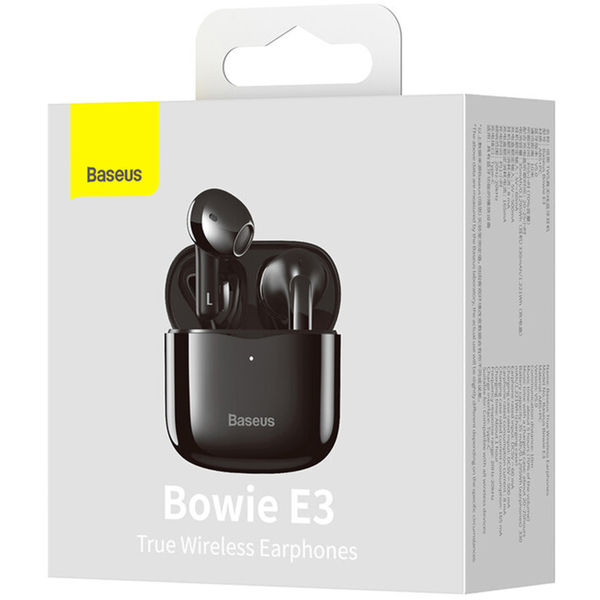 Baseus - Wireless Earbuds Bowie E3 (NGTW080001) - TWS with Bluetooth 5.0 - Black