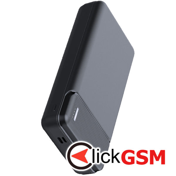 Techsuit - Power Bank (PB-N2) - Dual USB, LED Lights for Power State, 20000mAh - Black