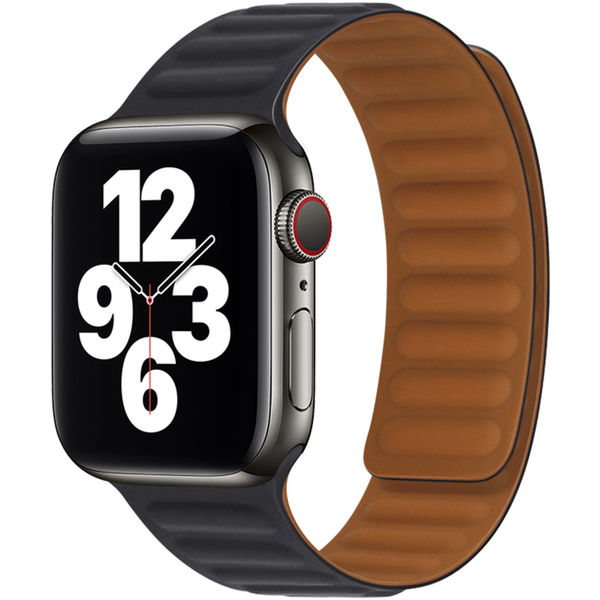 Techsuit - Watchband (W035) - Apple Watch 1/2/3/4/5/6/7/8/9/10/SE/SE 2 (38/40/41/42mm) - Black