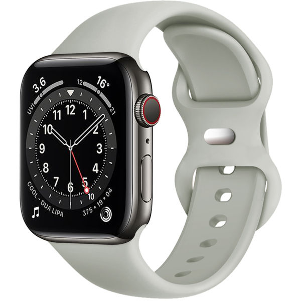 Techsuit - Watchband (W031) - Apple Watch 1/2/3/4/5/6/7/8/9/10/SE/SE 2/Ultra/Ultra 2 (42/44/45/46/49mm) - Gray