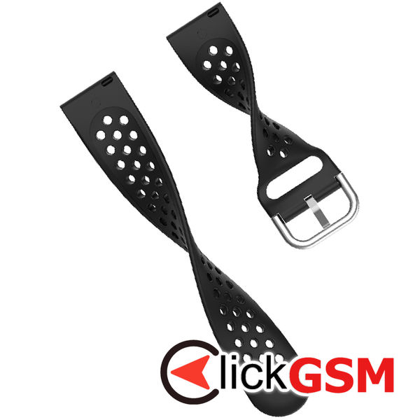 Techsuit - Watchband 20mm (W004) - Samsung Galaxy Watch 4/5/Active 2, Huawei Watch GT 3 (42mm)/GT 3 Pro (43mm) - Dark Blue