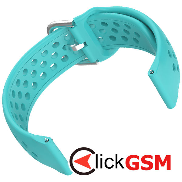 Techsuit - Watchband 22mm (W004) - Samsung Galaxy Watch (46mm)/Watch 3/Gear S3, Huawei Watch GT/GT 2/GT 3 (46mm) - Turquoise