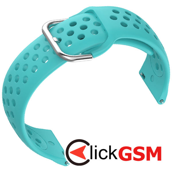 Techsuit - Watchband 22mm (W004) - Samsung Galaxy Watch (46mm)/Watch 3/Gear S3, Huawei Watch GT/GT 2/GT 3 (46mm) - Turquoise