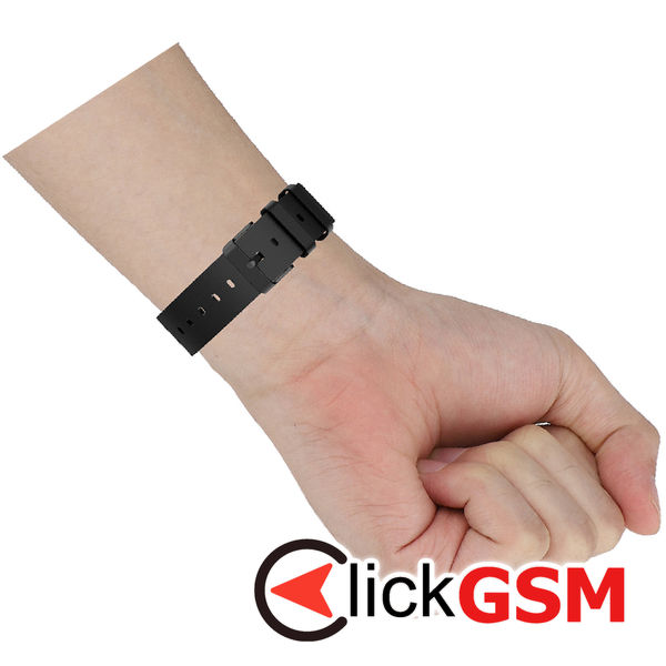 Techsuit - Watchband 22mm (W007PU) - Samsung Galaxy Watch (46mm)/Watch 3/Gear S3, Huawei Watch GT/GT 2/GT 3 (46mm) - White