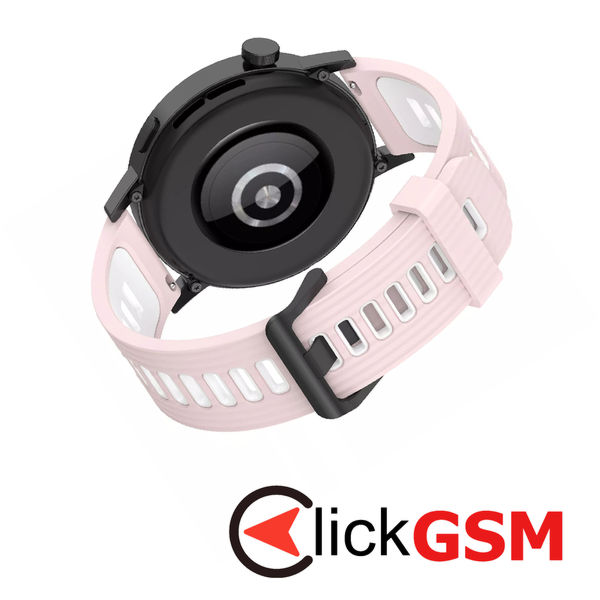 Techsuit - Watchband 20mm (W002) - Samsung Galaxy Watch 4/5/Active 2, Huawei Watch GT 3 (42mm)/GT 3 Pro (43mm) - Pink