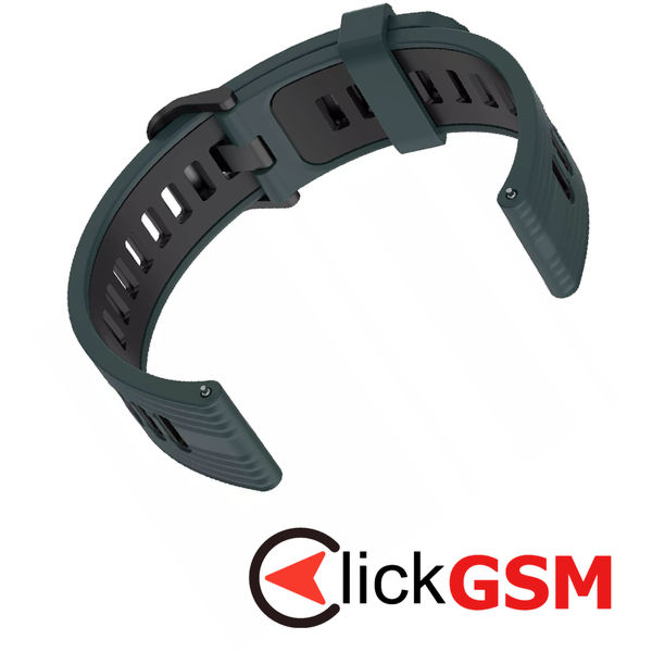 Techsuit - Watchband 20mm (W002) - Samsung Galaxy Watch 4/5/Active 2, Huawei Watch GT 3 (42mm)/GT 3 Pro (43mm) - Green