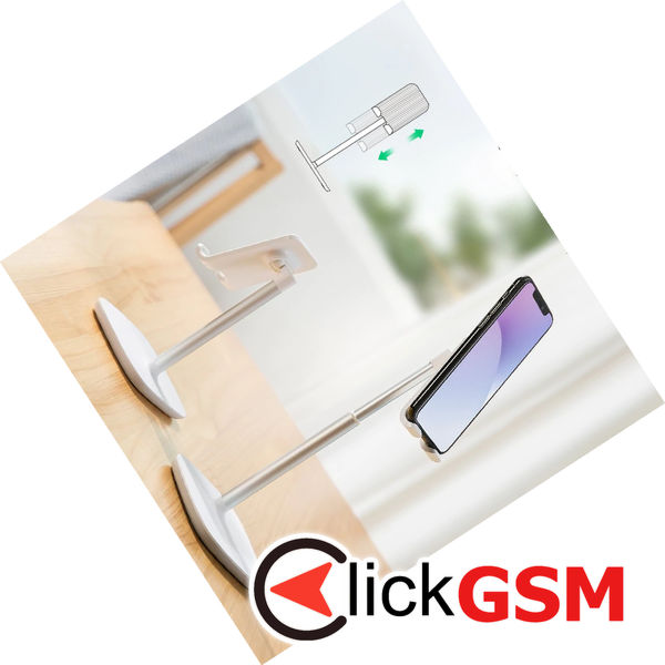 Ugreen - Desk Holder (80194) - Ajustable Arm (71mm) for Phones, Tablets, max 8 - Black