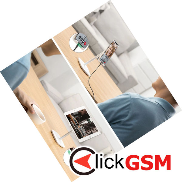 Ugreen - Desk Holder (80194) - Ajustable Arm (71mm) for Phones, Tablets, max 8 - Black