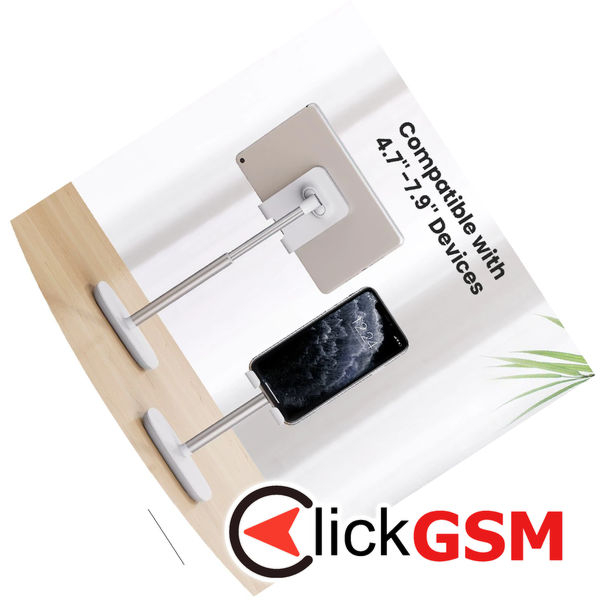 Ugreen - Desk Holder (80194) - Ajustable Arm (71mm) for Phones, Tablets, max 8 - Black