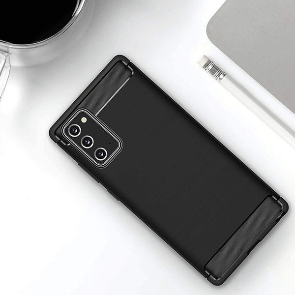 Techsuit - Carbon Silicone - Samsung Galaxy Note 20 / Note 20 5G - Black