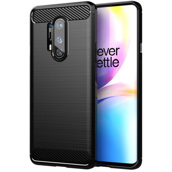 Techsuit - Carbon Silicone - OnePlus 8 Pro - Black