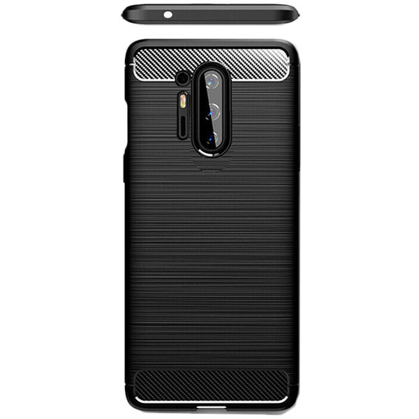 Techsuit - Carbon Silicone - OnePlus 8 Pro - Black