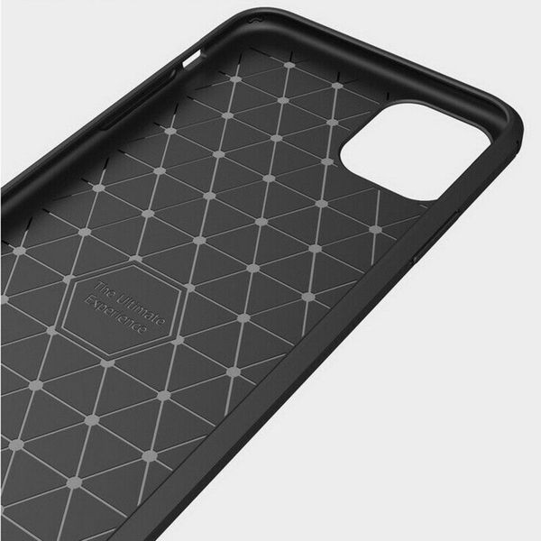 Techsuit - Carbon Silicone - iPhone 12 Pro Max - Black