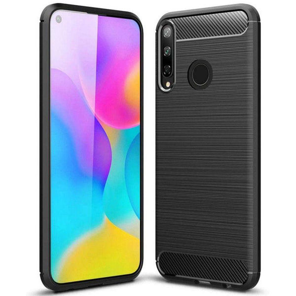 Techsuit - Carbon Silicone - Huawei Y6p - Black
