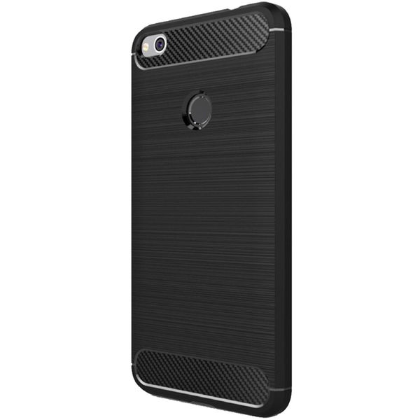 Techsuit - Carbon Silicone - Huawei P9 Lite 2017 / P8 Lite 2017 - Black