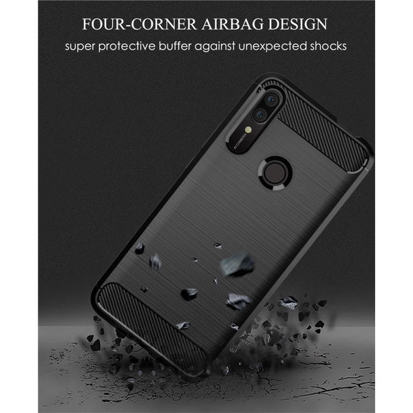 Techsuit - Carbon Silicone - Huawei P Smart Z - Black