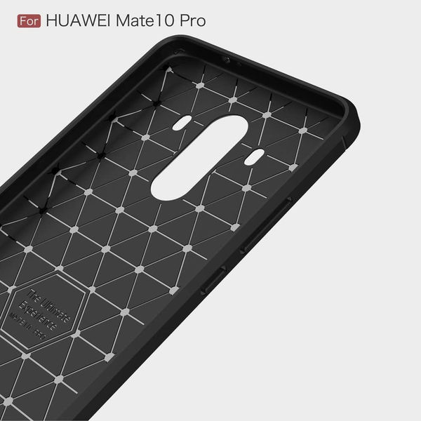 Techsuit - Carbon Silicone - Huawei Mate 10 Pro - Black
