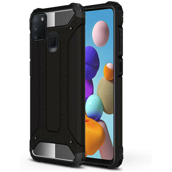 Techsuit - Hybrid Armor - Samsung Galaxy A21s - Black