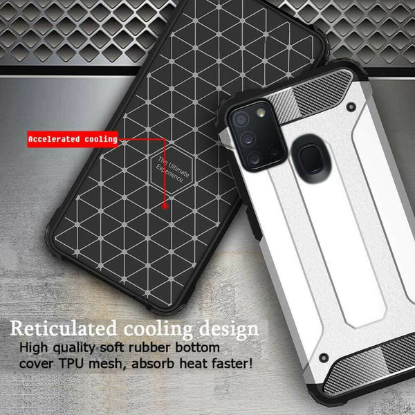 Techsuit - Hybrid Armor - Samsung Galaxy A21s - Black