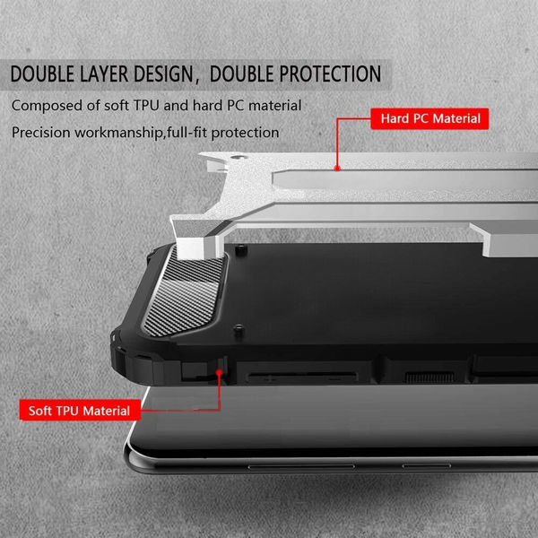Techsuit - Hybrid Armor - Samsung Galaxy A21s - Black