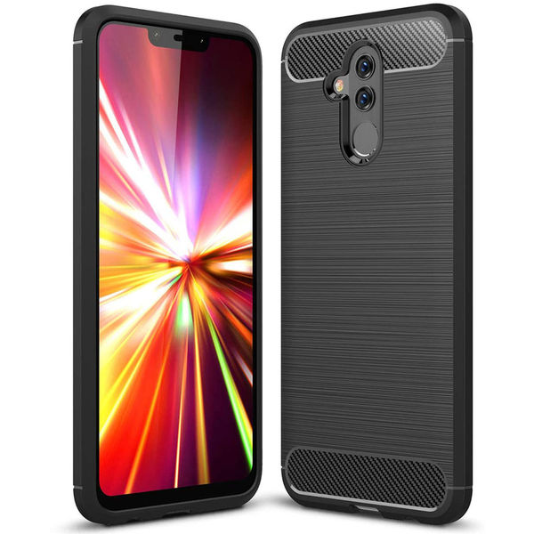 Techsuit - Carbon Silicone - Huawei Mate 20 lite - Black