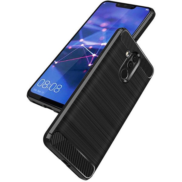 Techsuit - Carbon Silicone - Huawei Mate 20 lite - Black