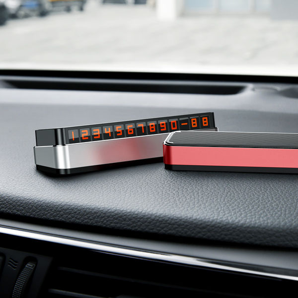 Baseus - Parking Number Moonlight Box Series (ACNUM-B0G) - for Dashboard - Gray