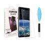 Folie Sticla Securizata curbata cu adeziv prin aplicare UV light Samsung Galaxy S22 plus Transparent