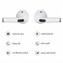 Casti bluetooth wireless, Pro 5, Earbuds cu control touch, alb