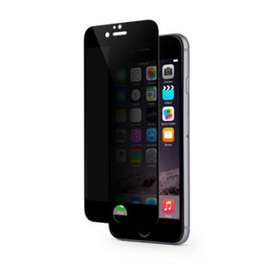 Folie Sticla Securizata Privacy 5D Tempered Glass Full Glue Apple iPhone 6  Nergru-Black