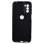 Husa din silicon, silk touch si catifea pentru Motorola G31, Negru