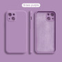 Husa din silicon compatibila cu iPhone 13 cu protectie la camera,silk touch, interior din catifea, Lila