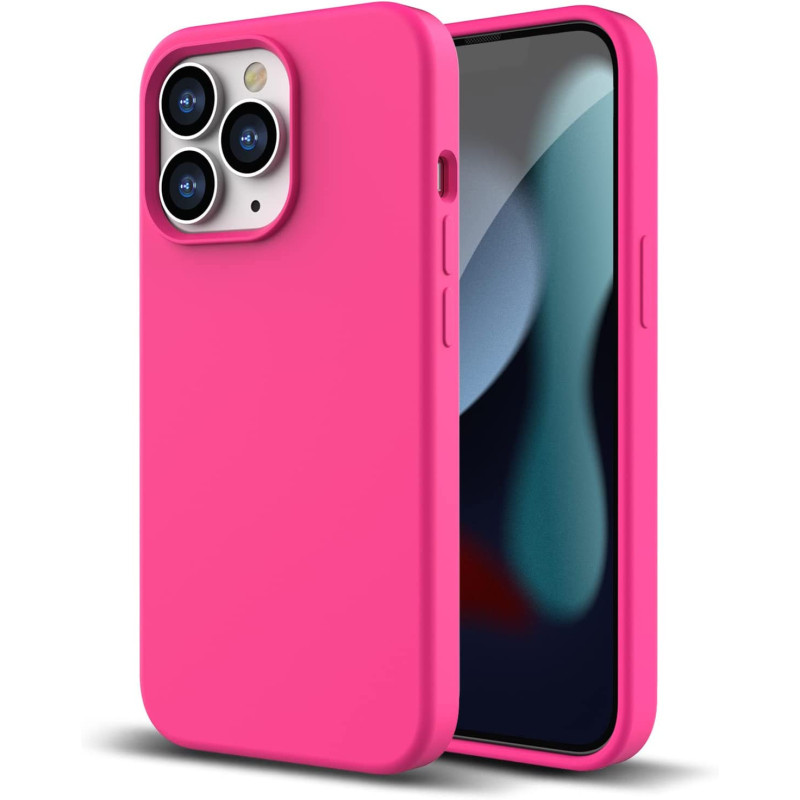 Husa Silk Touck Roz Neon Apple iPhone 13 1n8